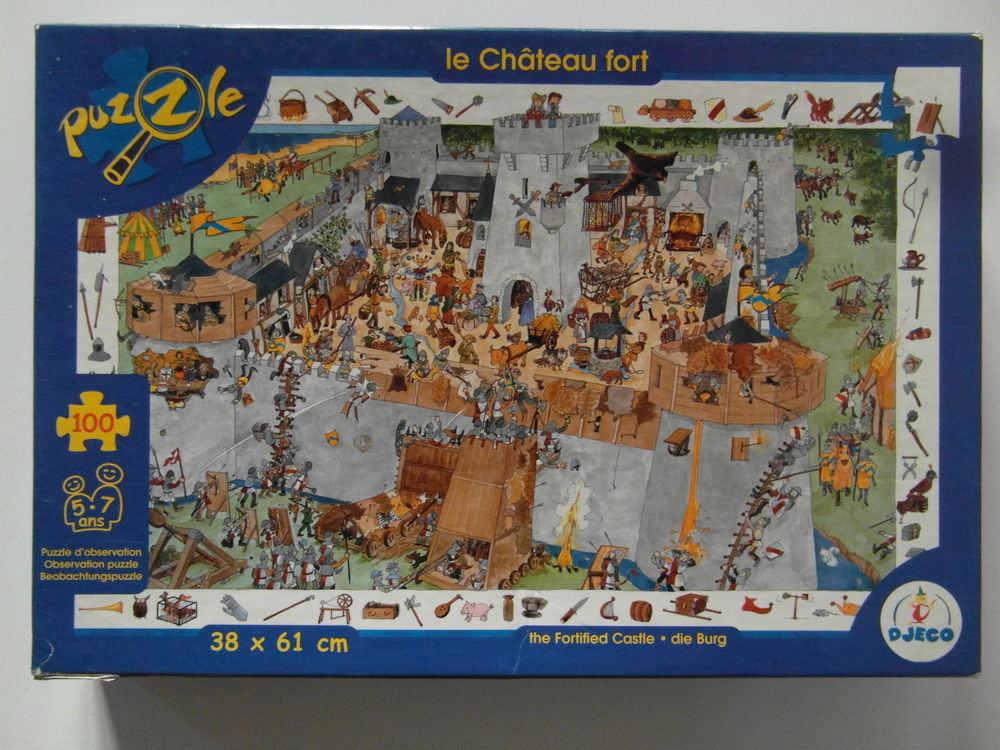 Puzzle d'observation : Le Ch�teau Fort 10 Troissereux (60)