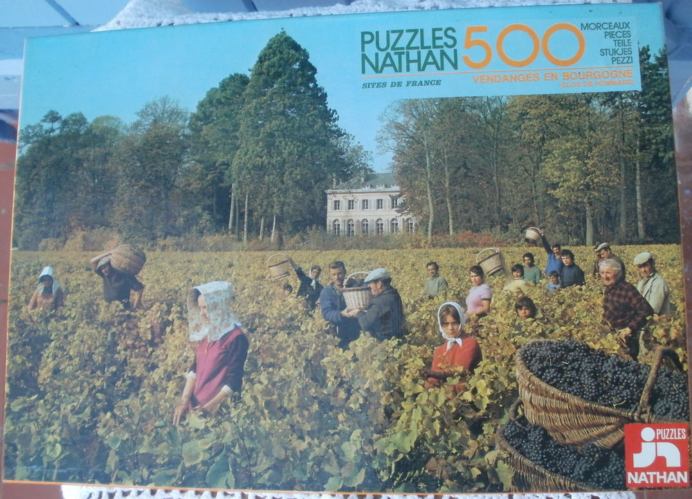 Puzzle : les vendanges de Bourgogne (500 pi�ces) - Nathan 7 Montauban (82)