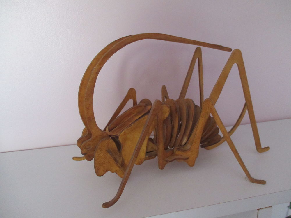 3D en Bois Petit Cricket Insecte Puzzle en bois enfants À faire soi-même Educational Puzzle 