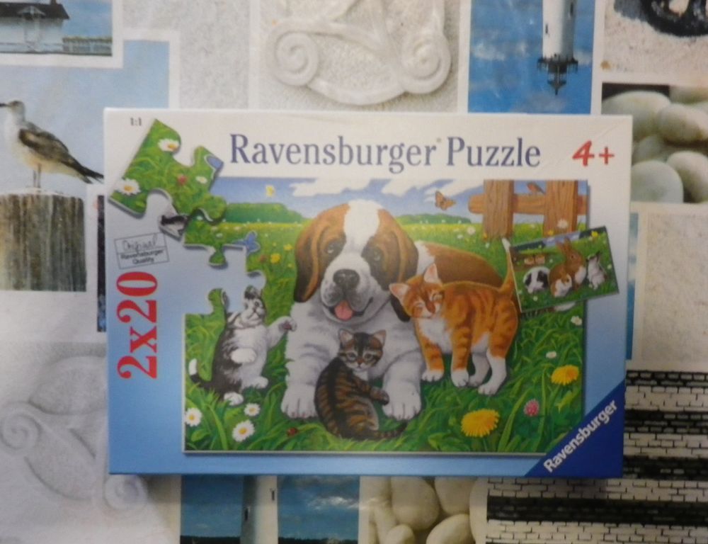 2 PUZZLES ANIMAUX 20 PIECES 4 ANS ET PLUS RAVENSBURGER 3 Bubry (56)
