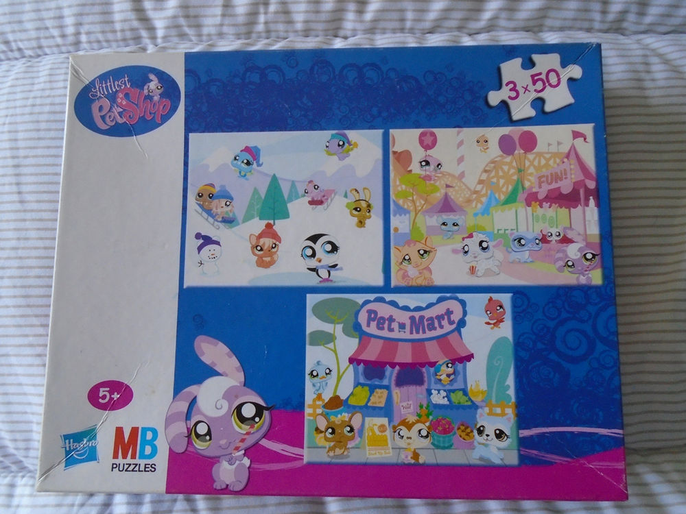 3 Puzzles Littlest Petshop 3 X 50 Pi�ces 4 Rivery (80)