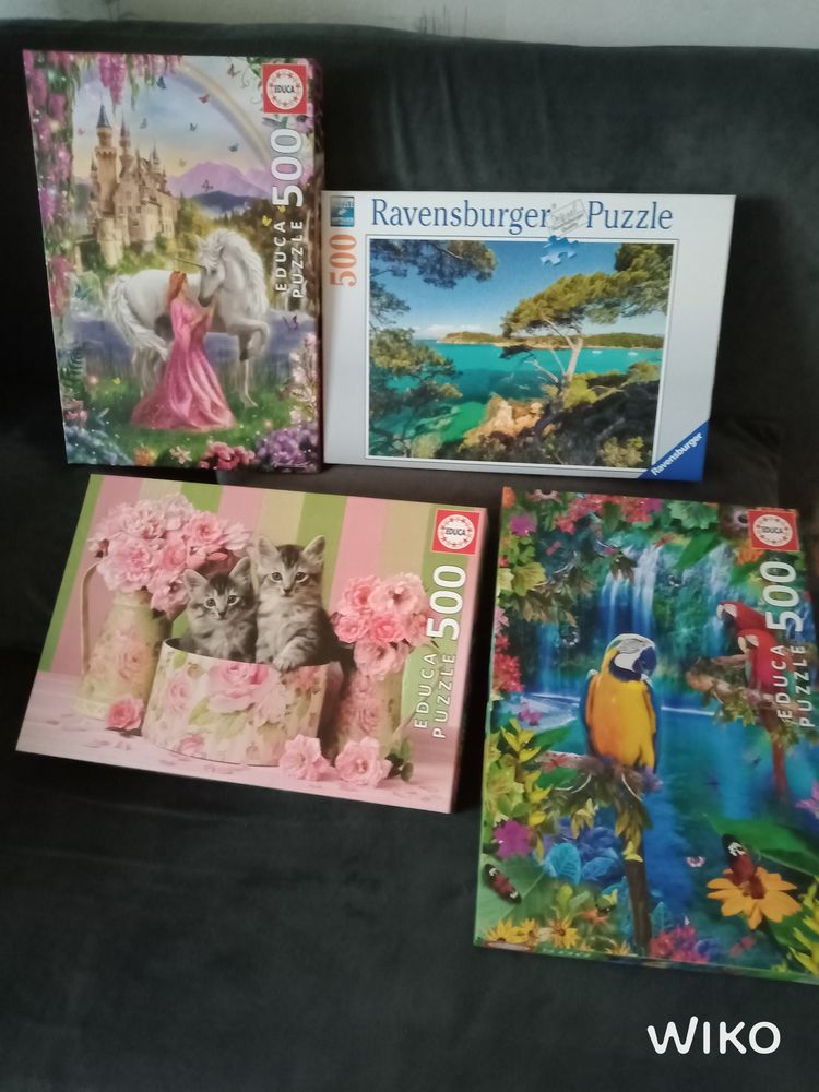LOT 4 PUZZLES 500 PIECES 18 M�rignac (33)