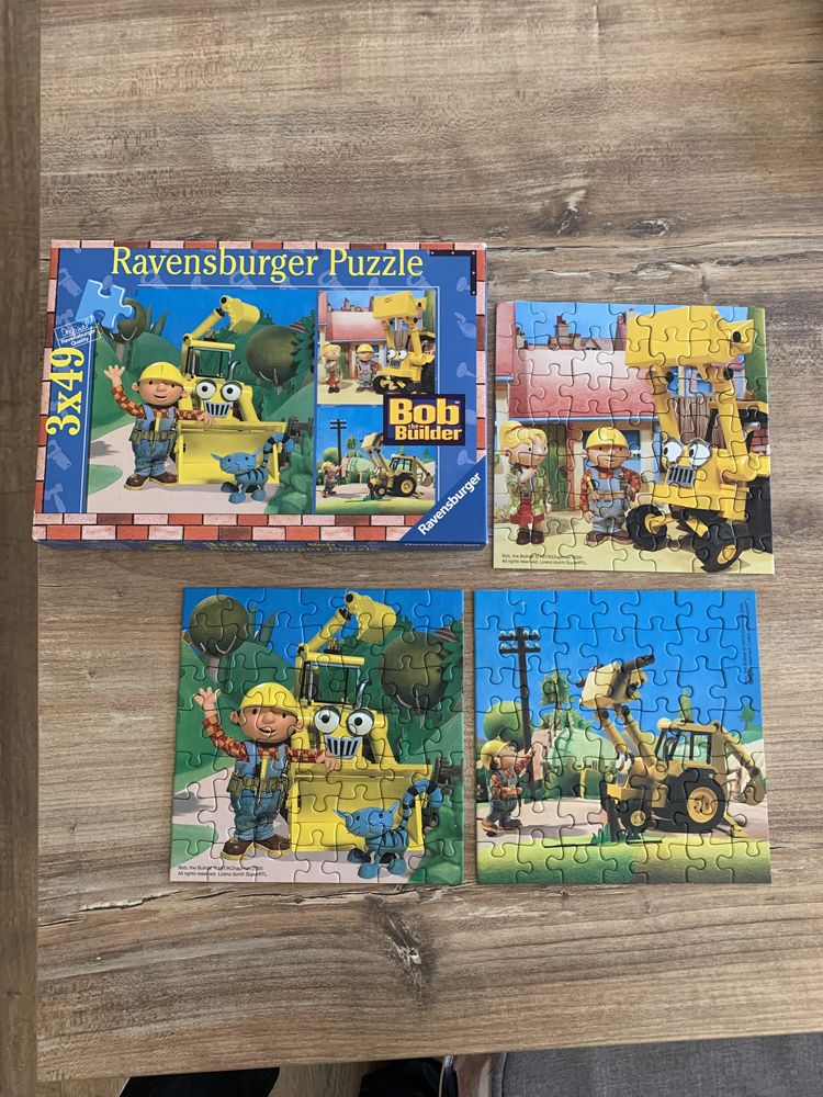 Lot de 3 Puzzles Ravensburger     Bob the builde 6 Saleilles (66)