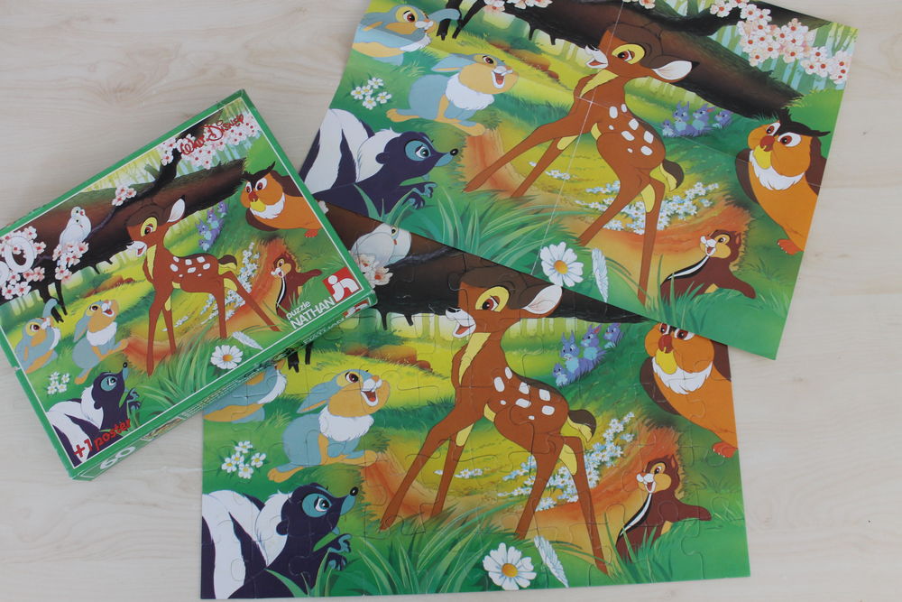 2 puzzles x60P Disney  Bambi & ses amis / Picsou Riri Fifi.. 5 Paris 19 (75)