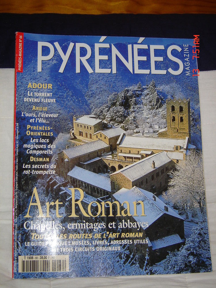 Pyr�n�es Magazine N�66 du 01-11-1999 Art roman 2 Arros-de-Nay (64)