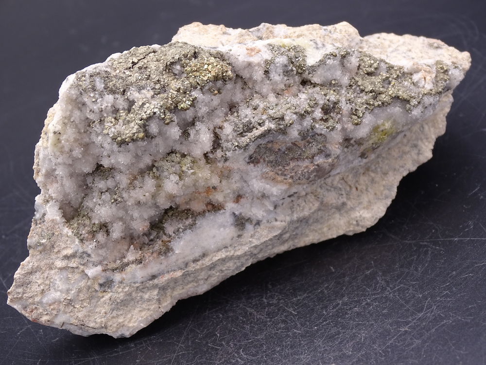 Pyrite & Calcite Artenberg Kinzigtal Allemagne 459gr 137 x 6 19 Moyenmoutier (88)