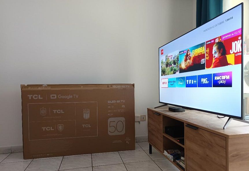 TV QLED 4K UHD TCL 50 avec Google TV / Prix 290� /Garantie 2 290 Saint-Denis (97)