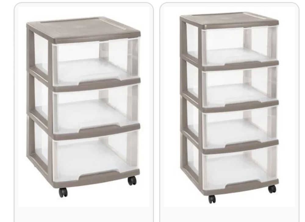 Lot de quatre bacs rangement CURVER
50 Villerupt (54)