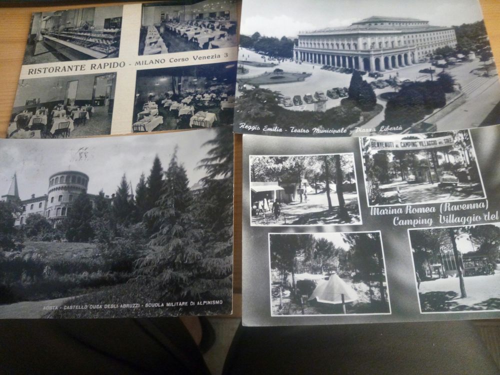 LOT QUATRE CARTES POSTALES D ITALIE 17 Levainville (28)