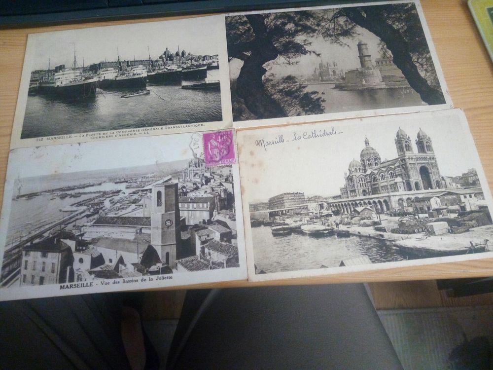 LOT DE QUATRE POSTALES DE MARSEILLE 20 Levainville (28)