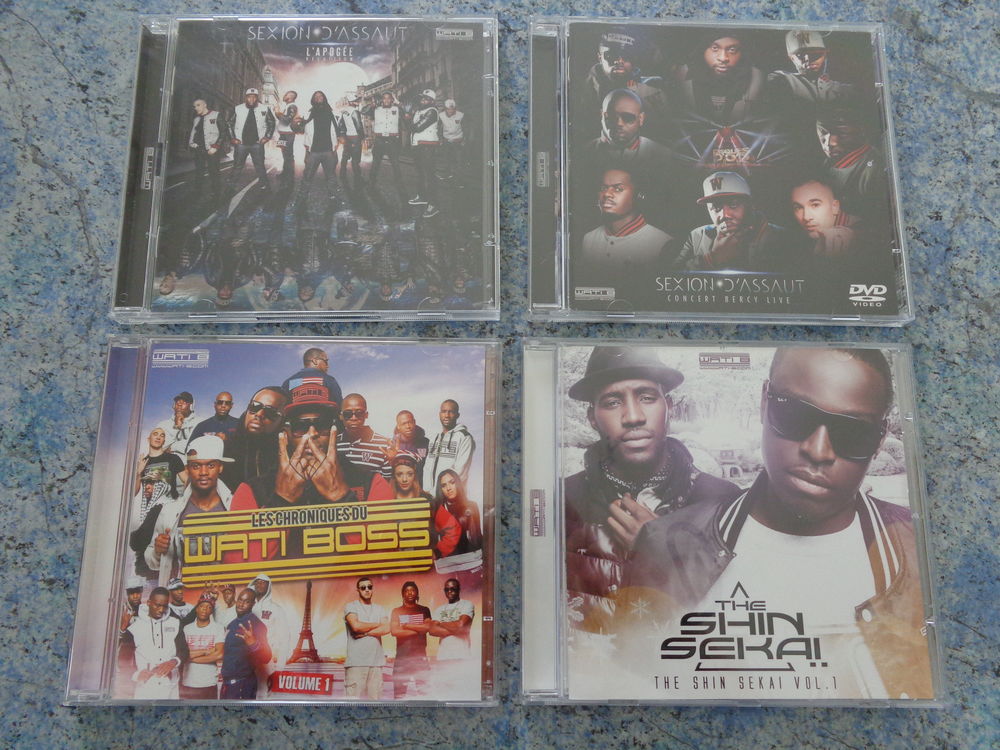 Un lot de quatre cd - sexion d'assaut 25 Redon (35)