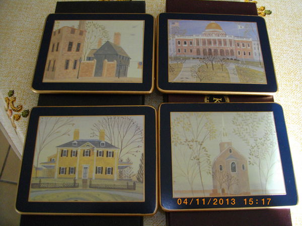 QUATRE SOUS-VERRES OU SOUS-BOUTEILLES 8 Perros-Guirec (22)