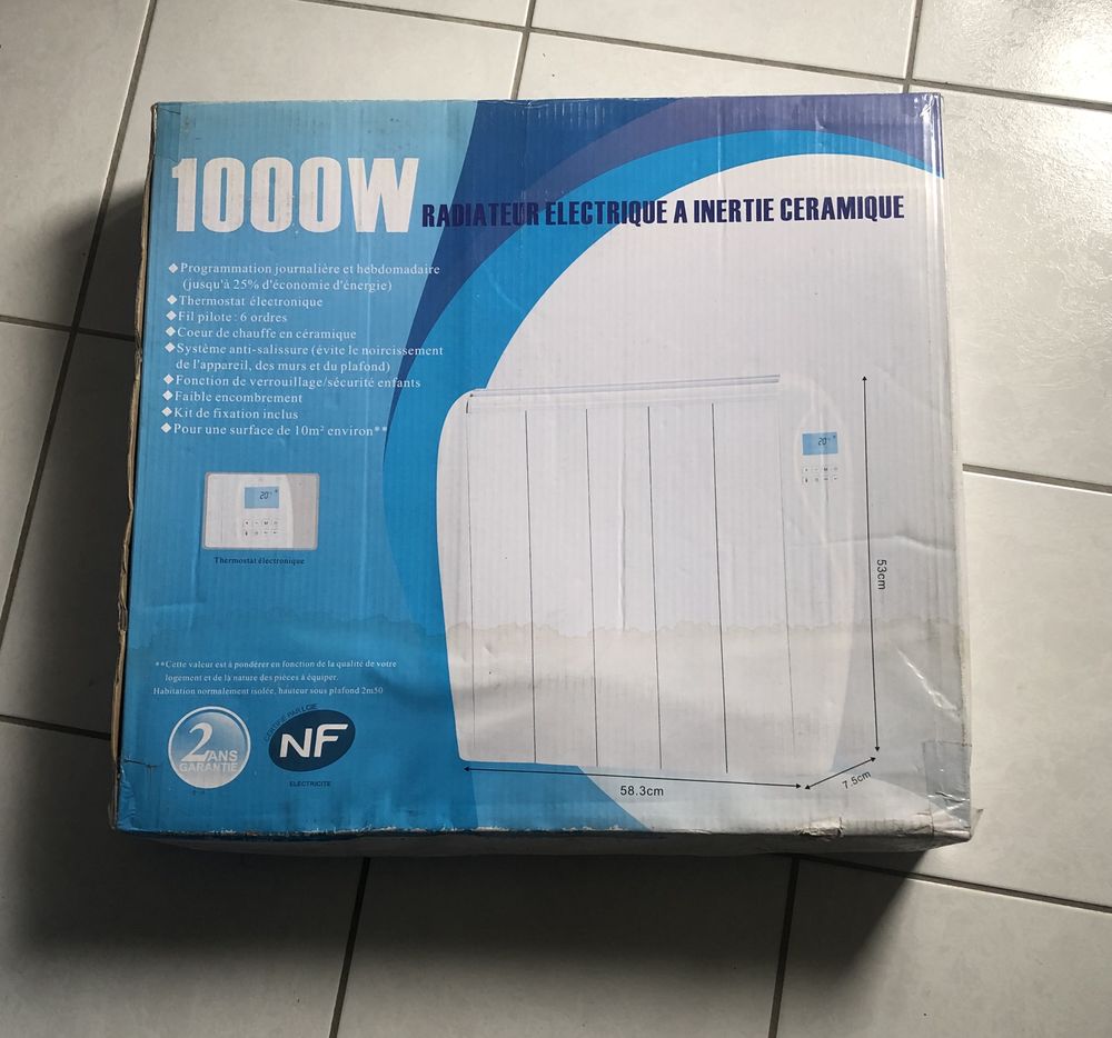 Radiateur 1000 W, �lectrique c�ramique 80 Stains (93)