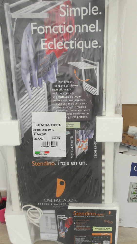 Radiateur � inertie DLTACALOR pour salle de bain  135� 135 Ch�lette-sur-Loing (45)