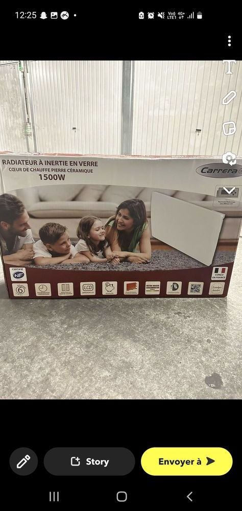 Radiateur en inertie en verre 50 Marseille 10 (13)