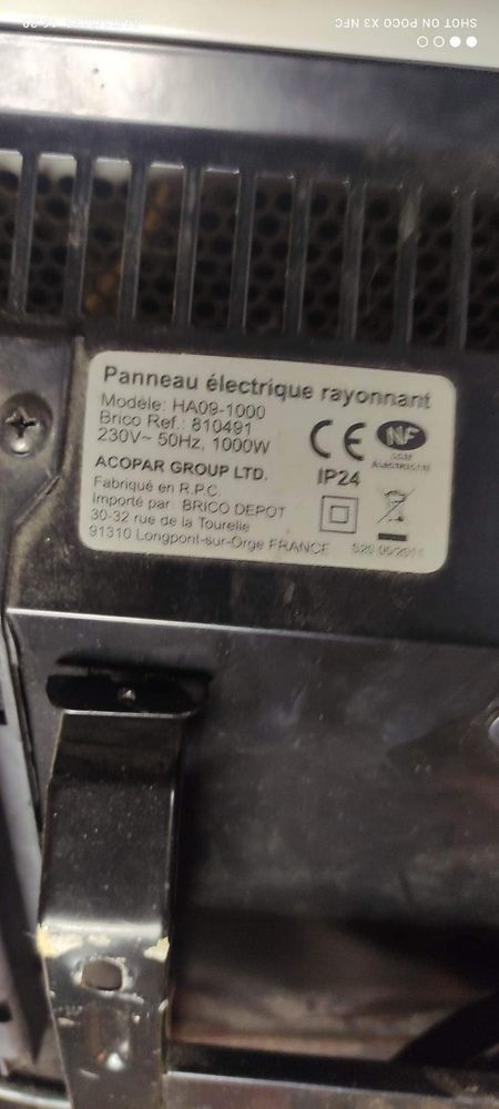 Radiateur murale 30 Bussi�re-Dunoise (23)