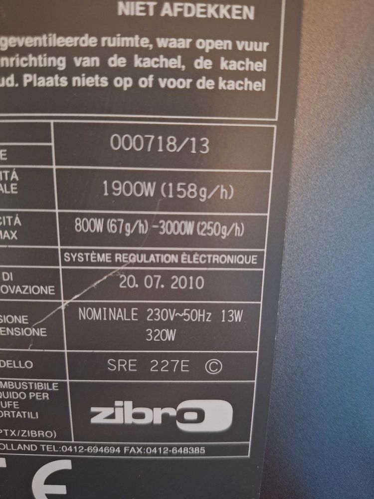 radiateur petrole ZIBRO 100 Nandy (77)