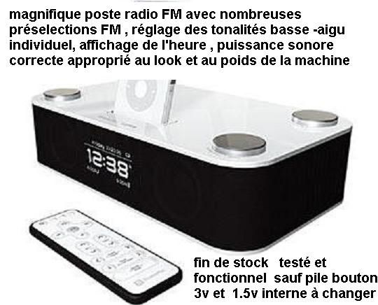 radio r�veil st�r�o  a  entr�e auxiliaire jack 3,5MM 35 Lampertheim (67)