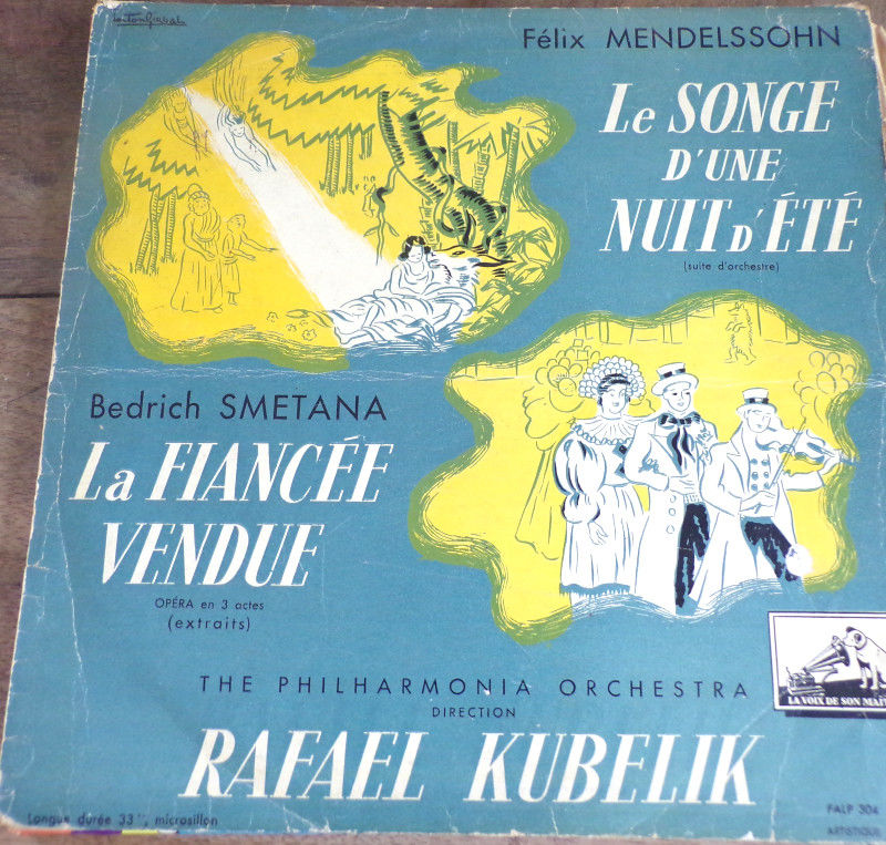 Rafael kubelik le songe d' une nuit d' �t� vinyle 33 tours 15 Laval (53)