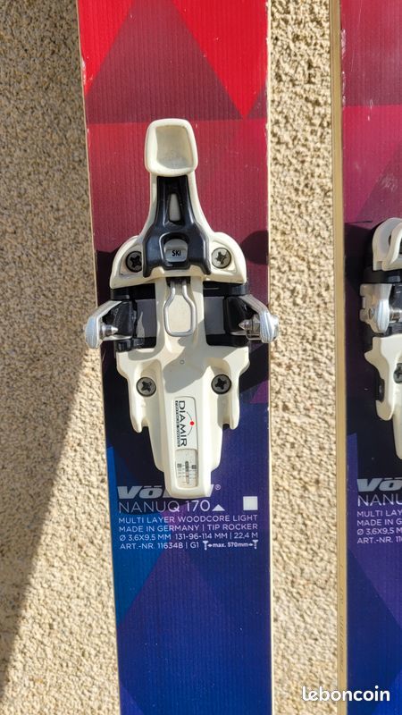 Ski de rando Volsk Nanuq 170 + peaux + couteaux
485 � 485 Auzeville-Tolosane (31)