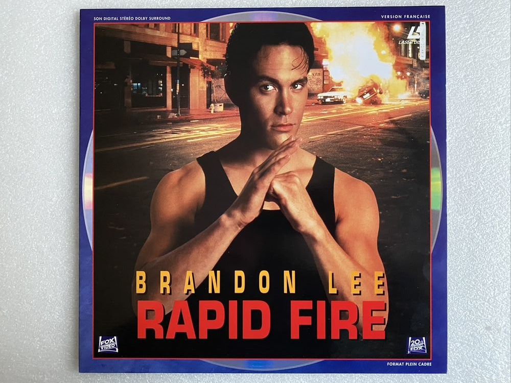 Rapid Fire _ Brandon Lee _ Laserdisc _ Pal VF 12 Jou�-l�s-Tours (37)