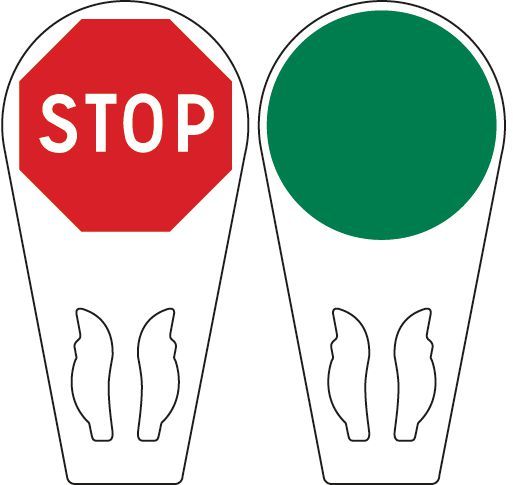 Raquette de signalisation de chantier 30 Beauchamp (95)