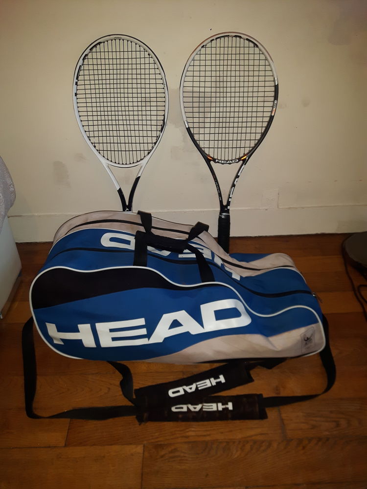  2 Raquettes de tennis + sac et accessoires. 130 Dugny (93)