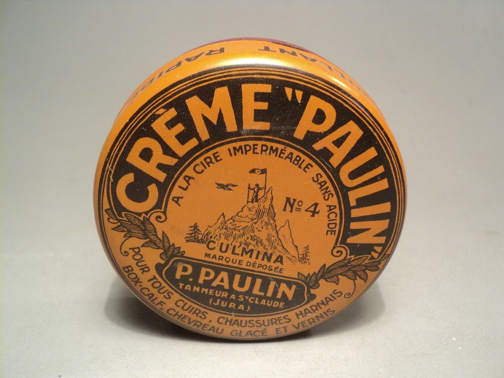 Rare et Ancienne Boite Publicitaire Cr�me Paulin Culmina N�4 30 Loches (37)