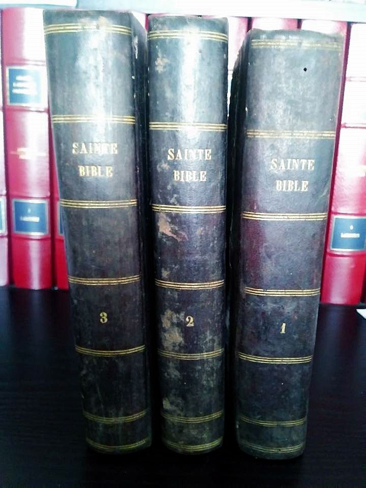 Rare Bible Carri�res 1856 latin-fran�ais 50 Limoges (87)