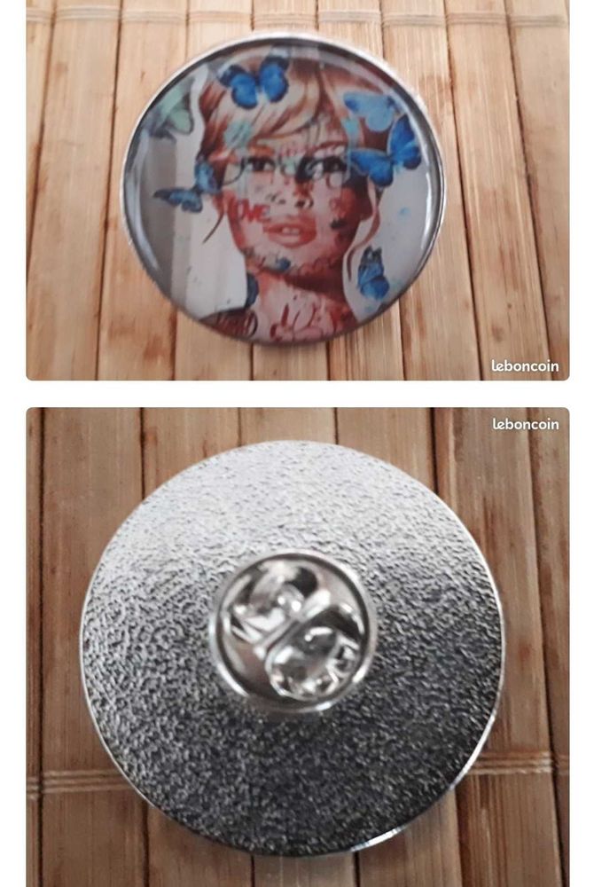 Rare pin's Brigitte Bardot 15 Villemomble (93)
