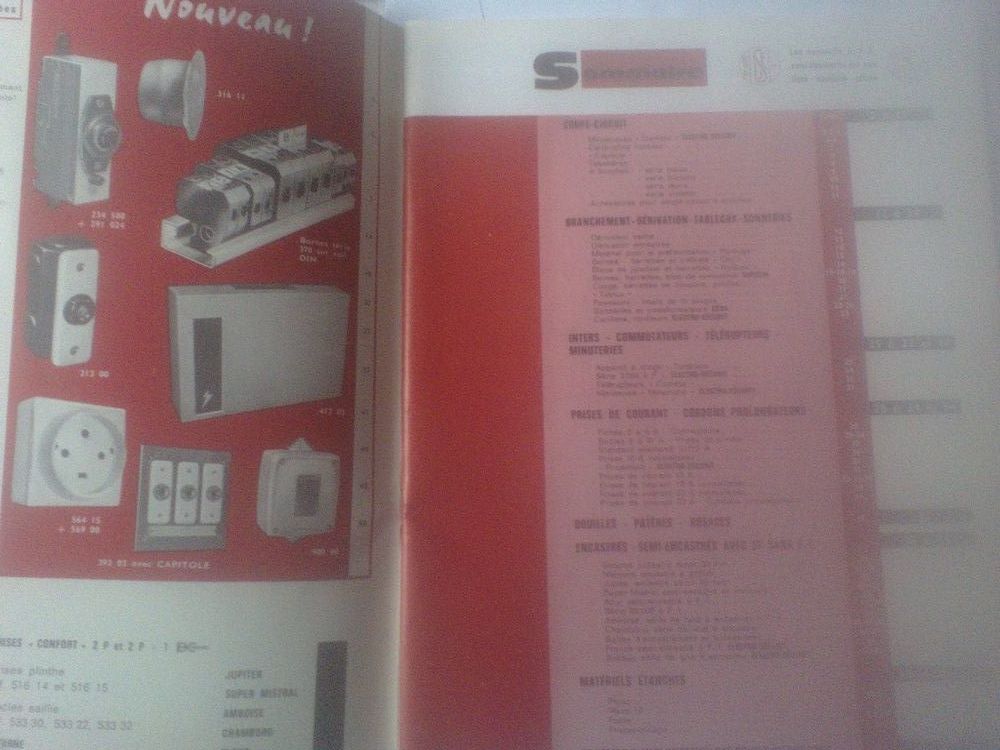 Rare catalogue Legrand Limoges Editions 1967 appareil �lect. 0 N�rac (47)