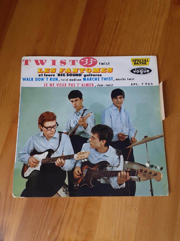 RARE EP 45 T LES FANT�MES  Twist 33  Languette   1962 4 Reims (51)