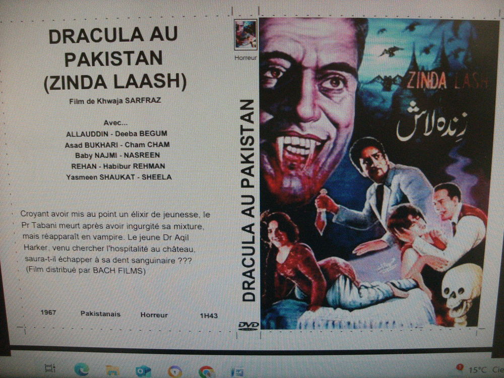 Rare Film :   Dracula au Pakistan   40 Saint-M�dard-en-Jalles (33)