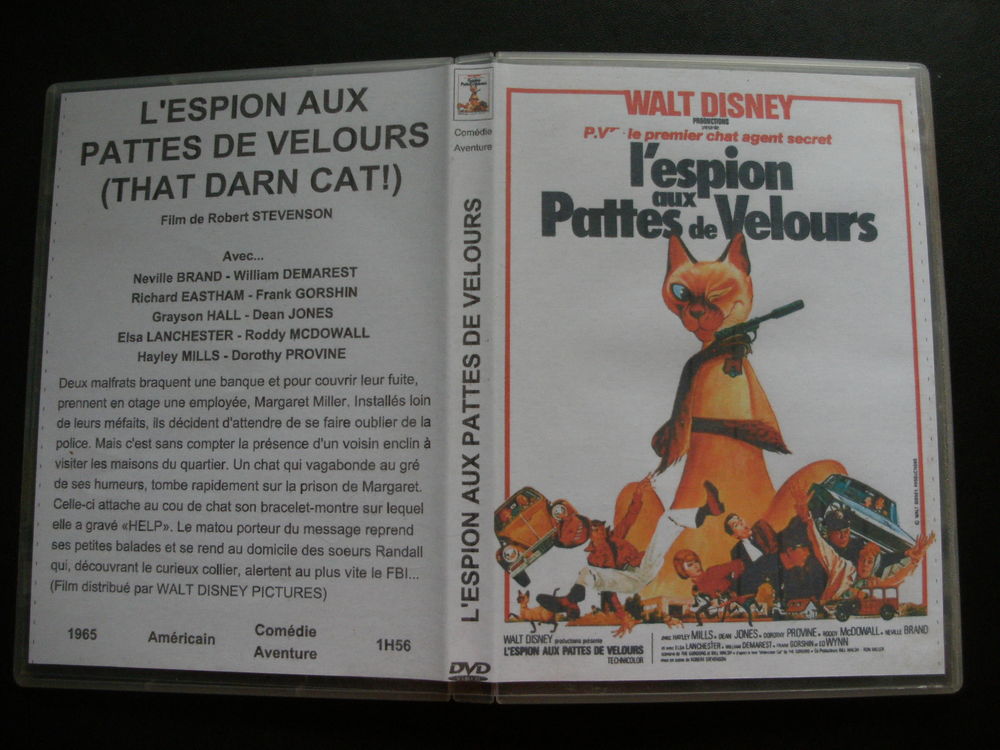 Rare film : L espion aux pattes de velours 40 Saint-M�dard-en-Jalles (33)