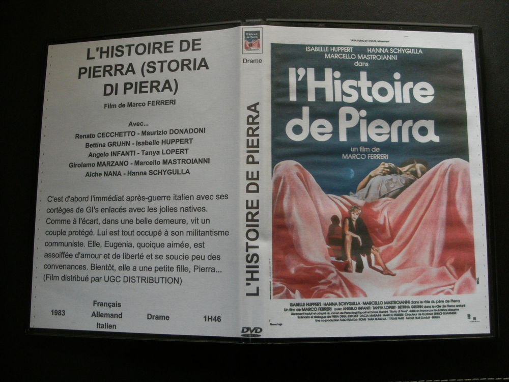 Rare film :   L histoire de Pierra    40 Saint-M�dard-en-Jalles (33)