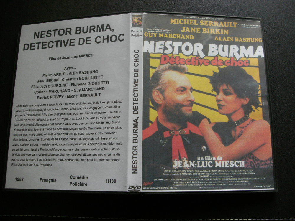 Rare  film :   Nestor Burma  detective de choc   40 Saint-M�dard-en-Jalles (33)