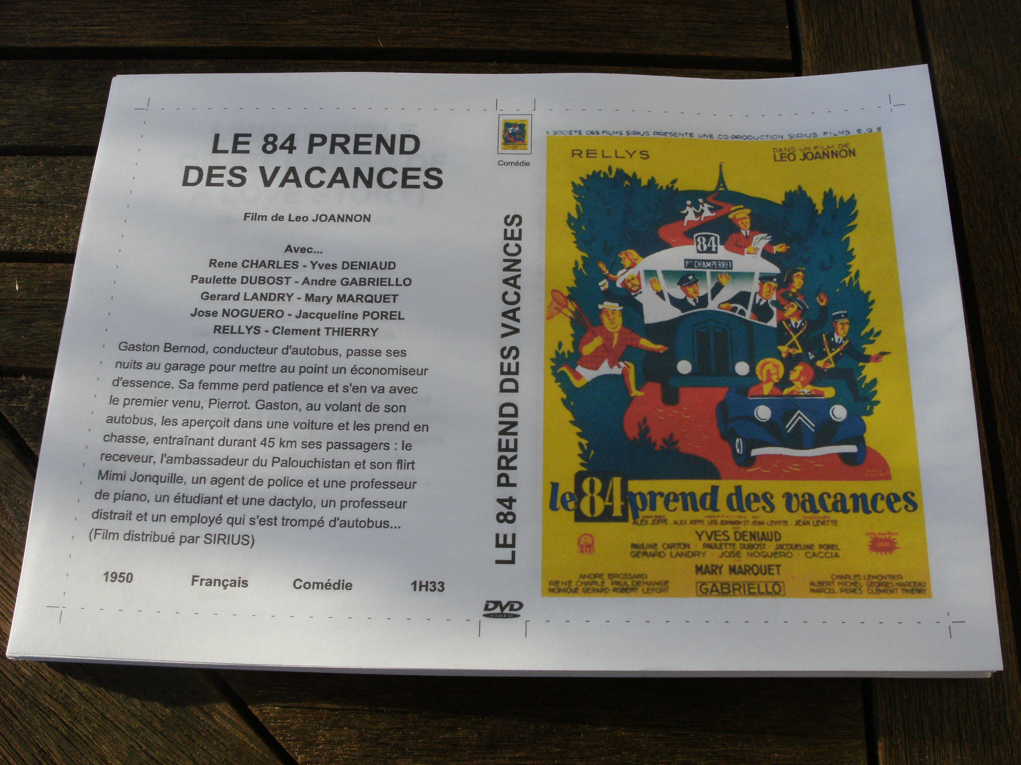 Film Le 84 Prend Des Vacances Mon Debarras 33 (Gironde) : annonces achat, vente d'occasion sur
