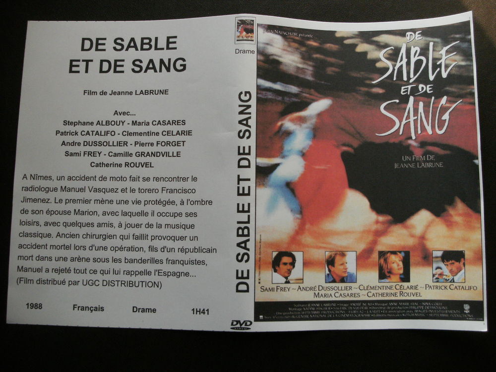 Rare film :   De sable et de sang   40 Saint-M�dard-en-Jalles (33)