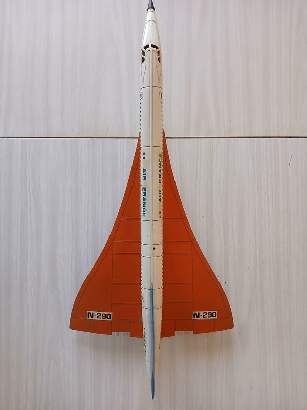 Rare jouet ann�es 70' Concorde AIR FRANCE N-290 SUPERSONICO 100 Bagnols-sur-C�ze (30)