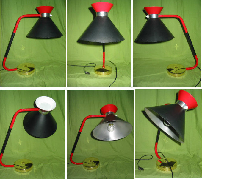  RARE LAMPE JUMO 450 vintage ABAT-JOUR DIABOLO GUARICHE EN 1 200 Marseille 13 (13)