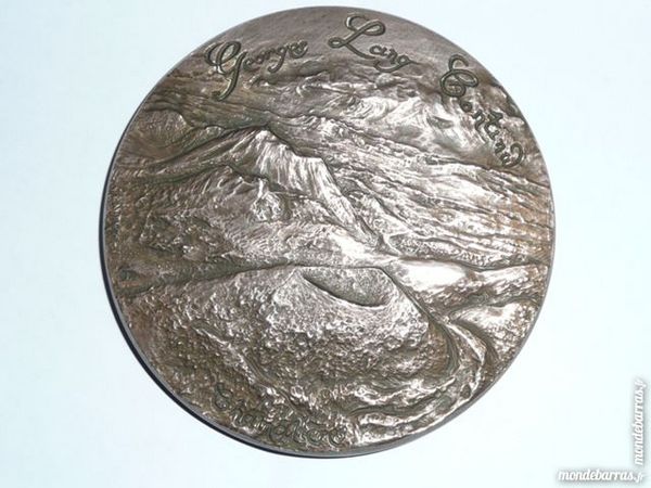 Rare Médaille en bronze sur imprimerie Chamalières 55 Bordeaux (33)