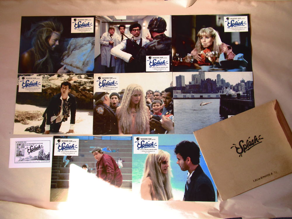 RARE pack complet cin�ma SPLASH 1984-3 jeux photos+synopsis 65 Curtafond (01)