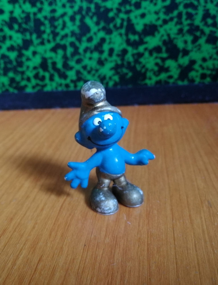 Rare Schtroumpf avec pantalon et bonnet dor�- Schleich 10 Argenteuil (95)