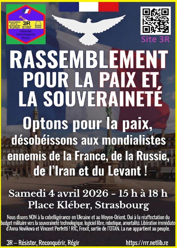 RASSEMBLEMENT POUR LA PAIX ET LA SOUVERAINET&Eacute; 0 Strasbourg (67)