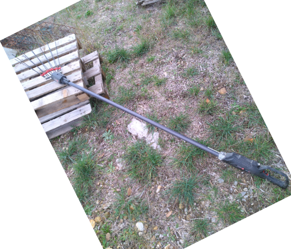 r�teau vibreur pour olives INFACO �lectroliv
avec chargeur 600 Saint-Andr�-de-Sangonis (34)