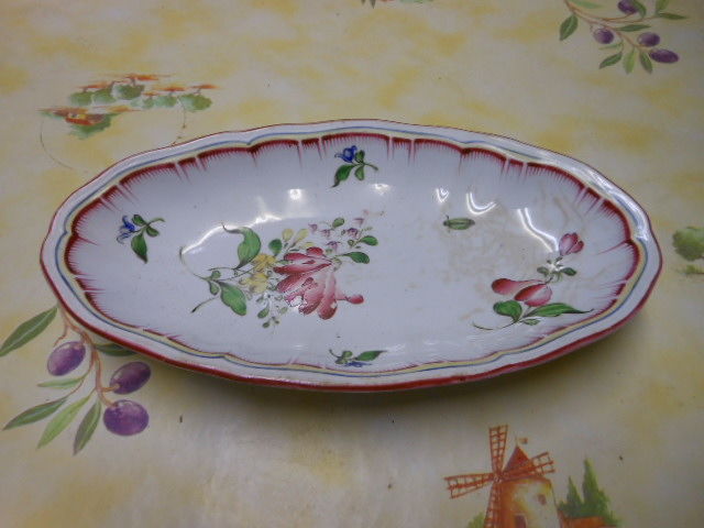 ravier en faience opaque Lun�ville pa72 8 Gr�zieu-la-Varenne (69)