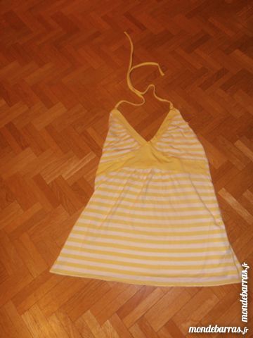 Dos nu ray� blanc/jaune (V11) 5 Tours (37)