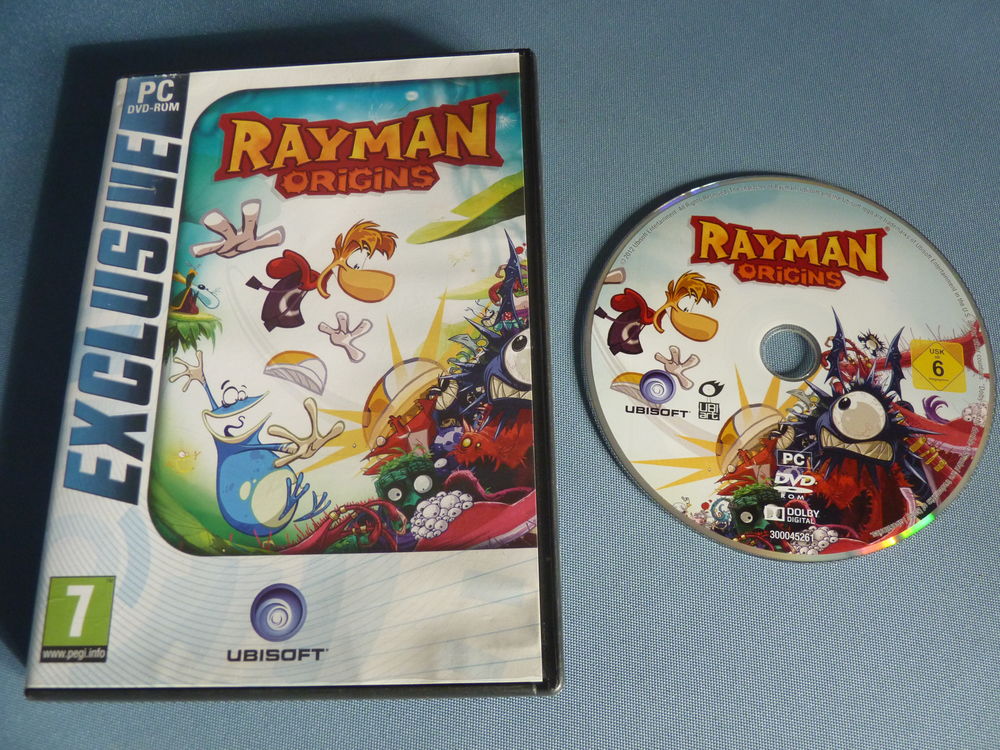 DVD PC Rayman origins Ubisoft TBE 2 Brienne-le-Château (10)