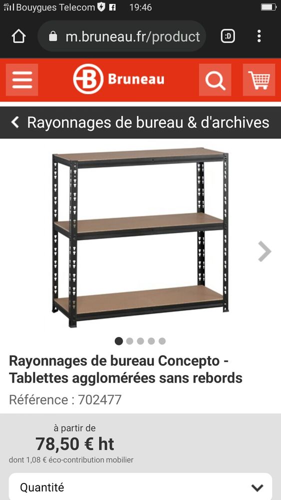 rayonage 20 Guyancourt (78)