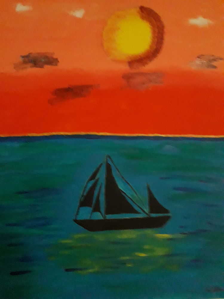 Je r�alise des tableaux de paysages o� de nature morte. 200 Martinique (97)